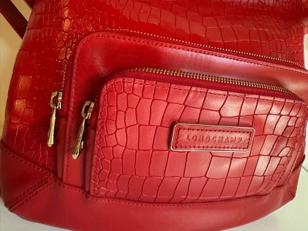 Longchamp Légende Croco Crossbody Bag.