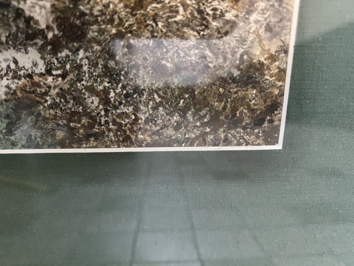 Gemälde: Tableau Abstrait  avec Cadre Doré, Chic! – Gebraucht aus Genève von Qanil77 4