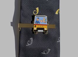 Postauto PTT fröhliches Postauto FBW Krawattennadel FBW 50U