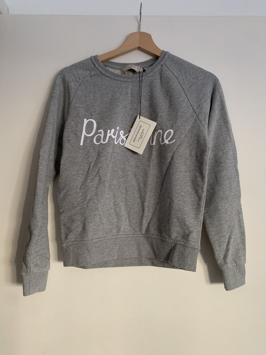 Pullover & Sweatshirts: Pull Sweat en coton gris maison kitsune  – Neu und originalverpackt aus Genève von rez_c6c6 1