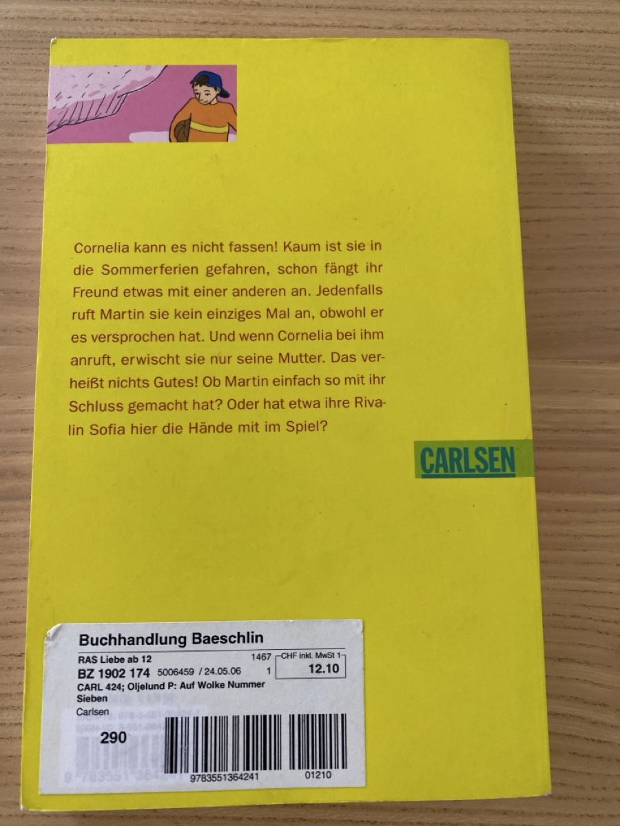 Libri: Auf Wolke Nummer sieben Jugendbuch – Usato da Uttigen venduto da edicomedy 1