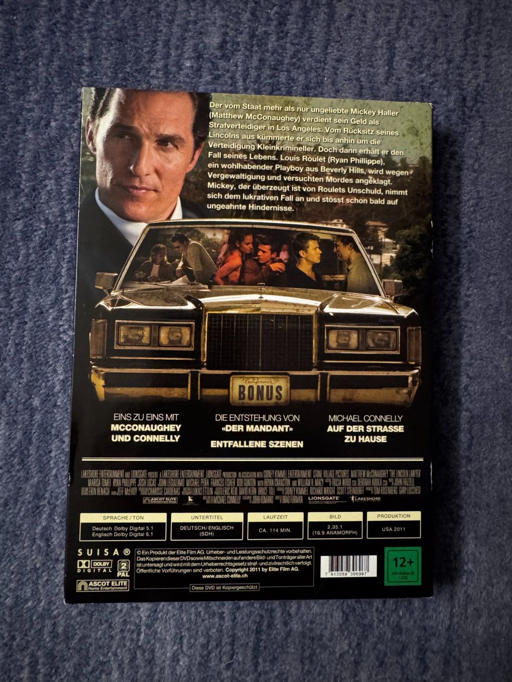 Tutti i DVDs: DVD The Lincoln Lawyer – Usato da Winterthur venduto da Malve00 1
