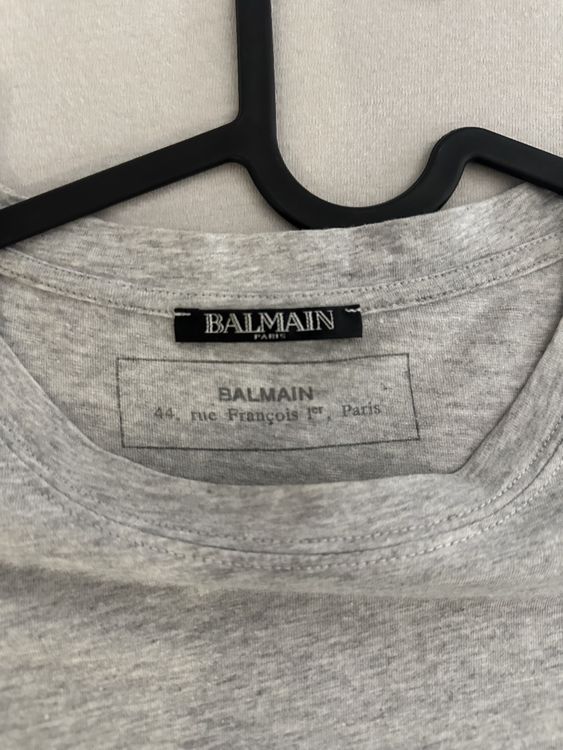 Balmain T-shirt: Balmain T-Shirt (grey) – Usato da Freienbach venduto da casciatoalessandro 2