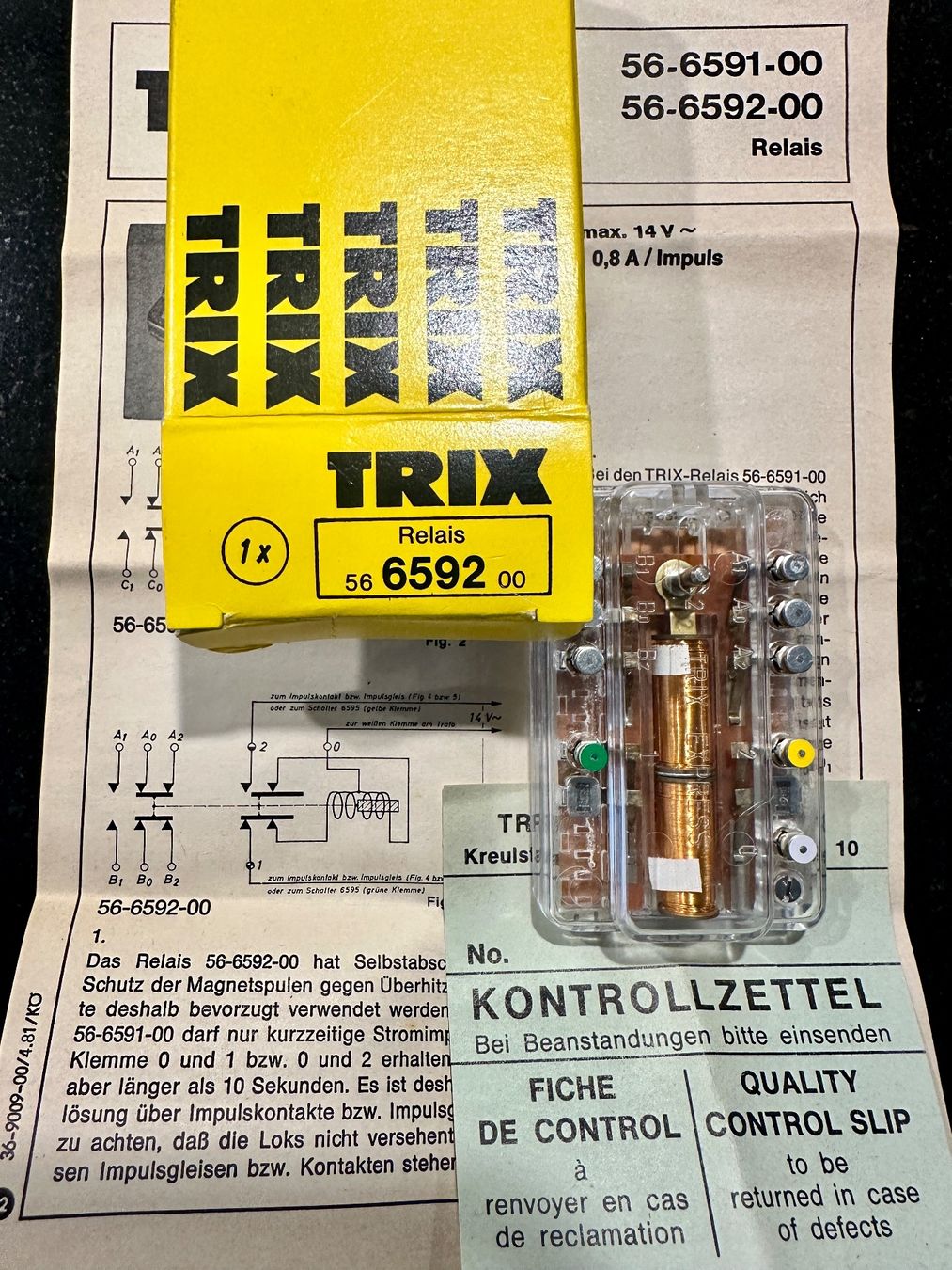 Trix Modellini di ferrovie: TRIX 6592 Relais OVP inkl. Anleitung – Nuovo e nell'imballaggio originale da Burgdorf venduto da Gedora 1