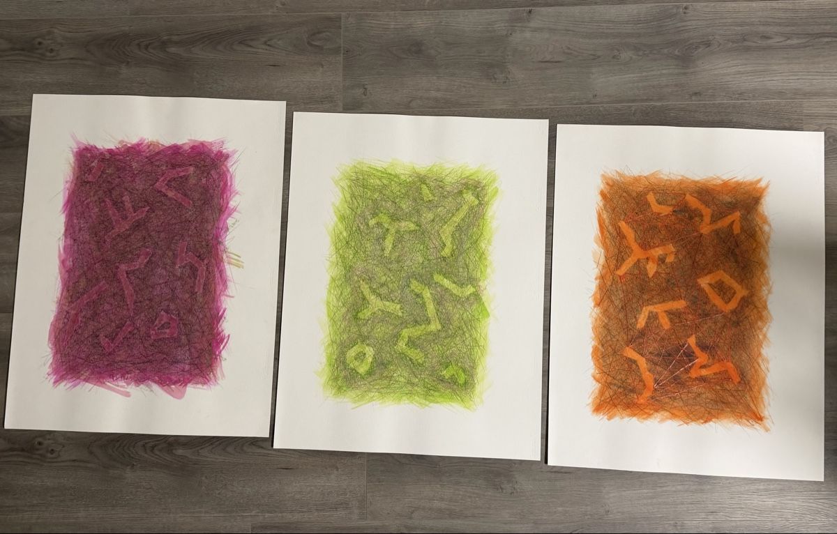 Dipinti: Abstrakte Kunst auf Papier - Original - Unikat – Usato da Gunten venduto da starfish3 5