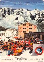 Pontresina GR // 1982 Diavolezza Seilbahn Bergstation Ski