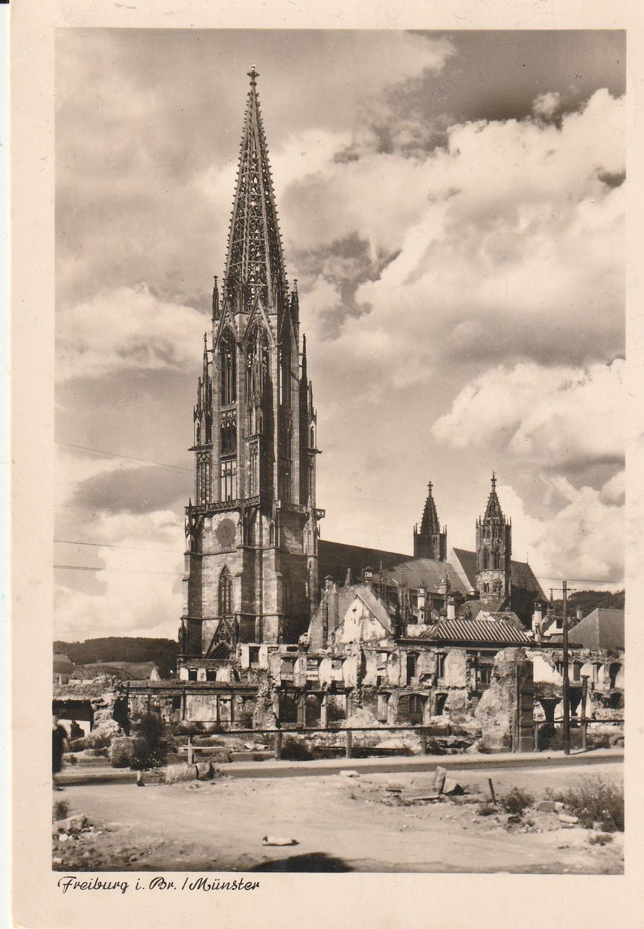 Cartes postales: Freiburger Münster – D'occasion à Lumbrein par made02