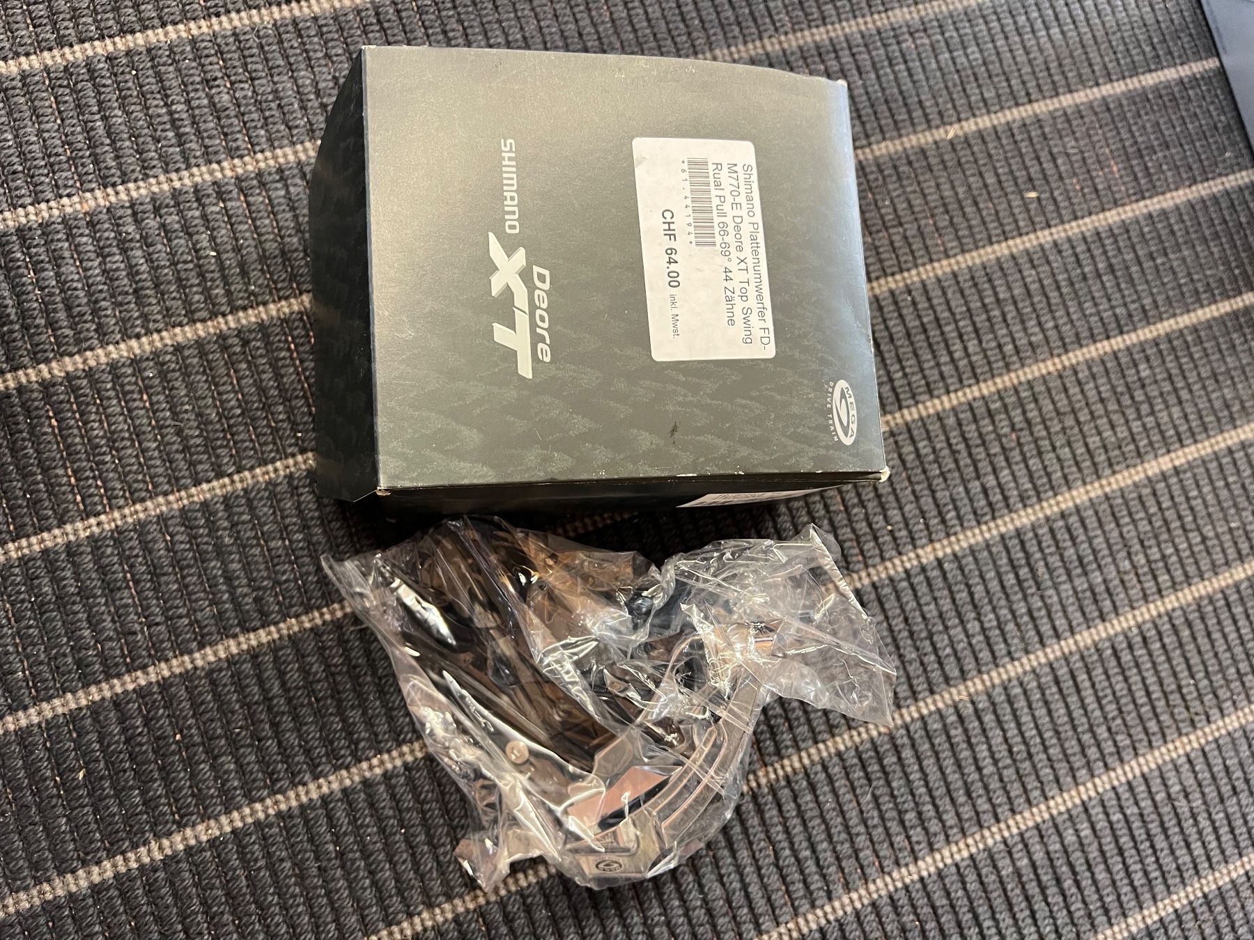 Shimano Pezzi di ricambio: Platten-Umwerfer Shimano FD-M770-E – Nuovo e nell'imballaggio originale da Eschen venduto da Sele-Radsport