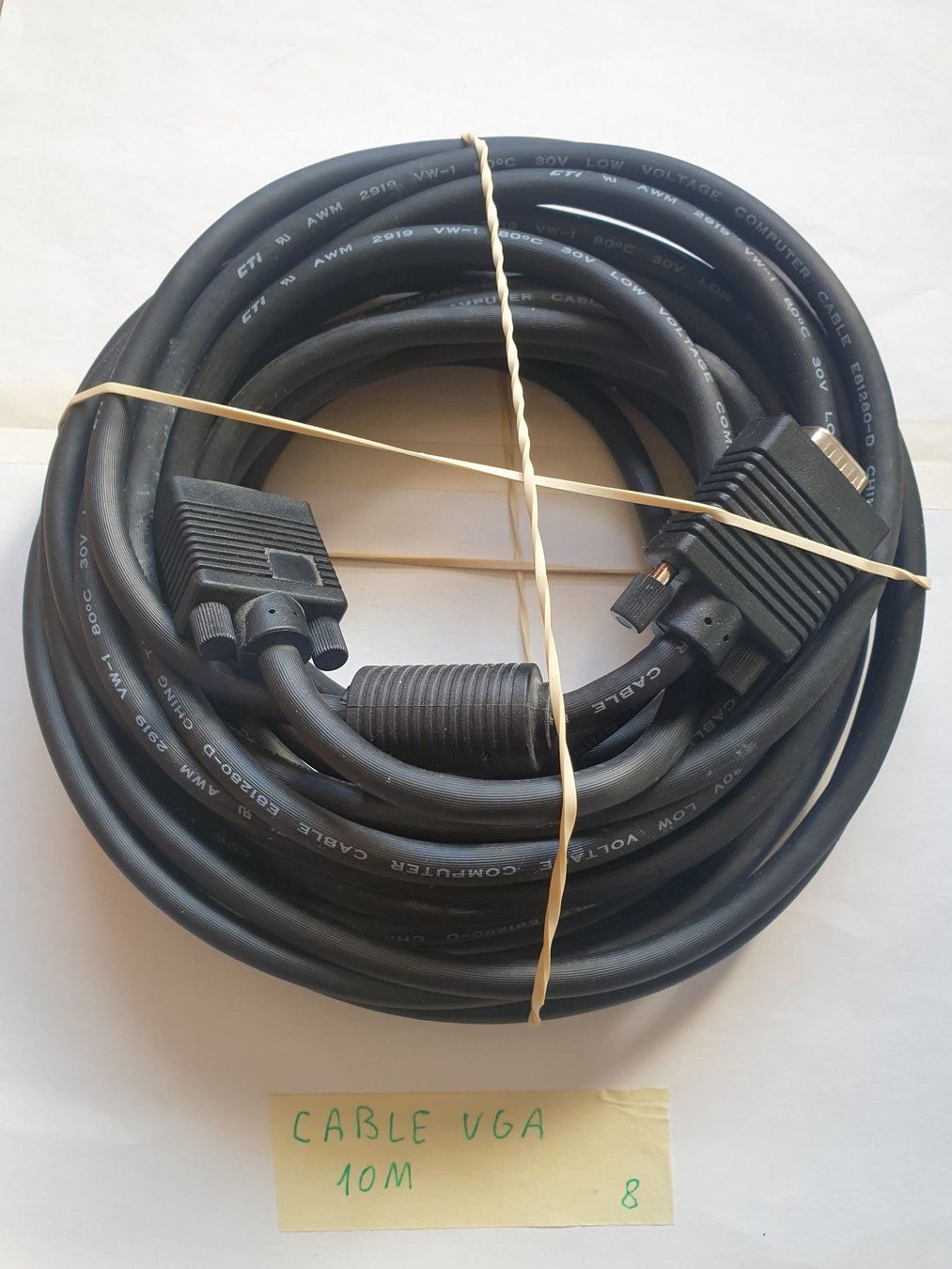 Cavi: Câble VGA / 10 mètres / pas testé – Usato da Moudon venduto da Amaroli7 1