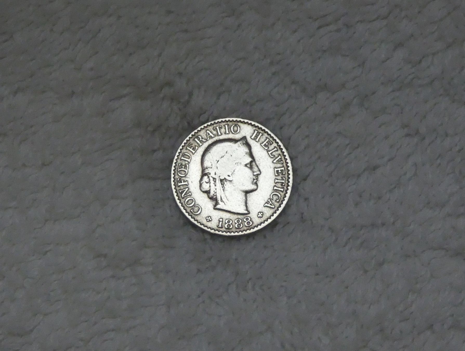 Tutti le monete: 5 centimes/Rappen 1888 – Usato da Nyon venduto da Ilmi09