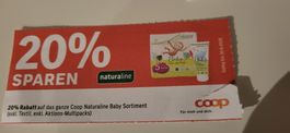 Coop Naturaline Baby 20% Rabattbon bis 30.06.2026 gültig