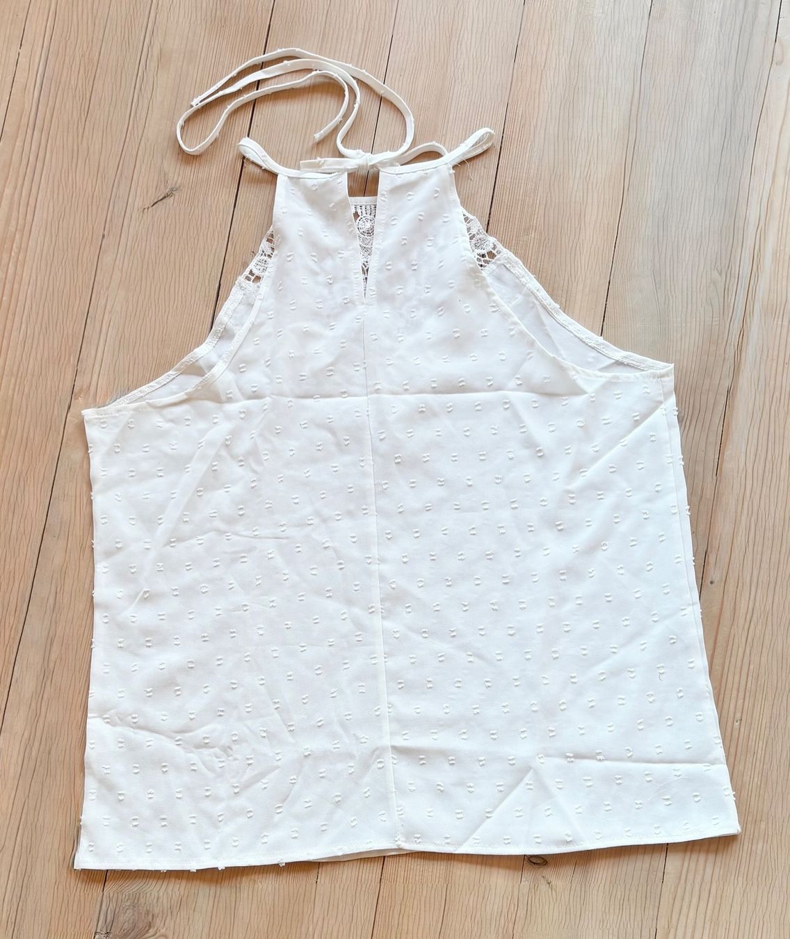 Top: Top Neckholder ,Häkelspitze/Spitze,luftig/weit,Gr.L – Nuovo (secondo la descrizione) da Siblingen venduto da Vany_McDougall 5
