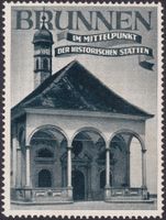 Vignette: BRUNNEN "im Mittelpunkt der Hisorischen Stätten.