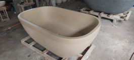 Badewanne Freistehende Bad Wanne Terrazzo Stein Resin Basin