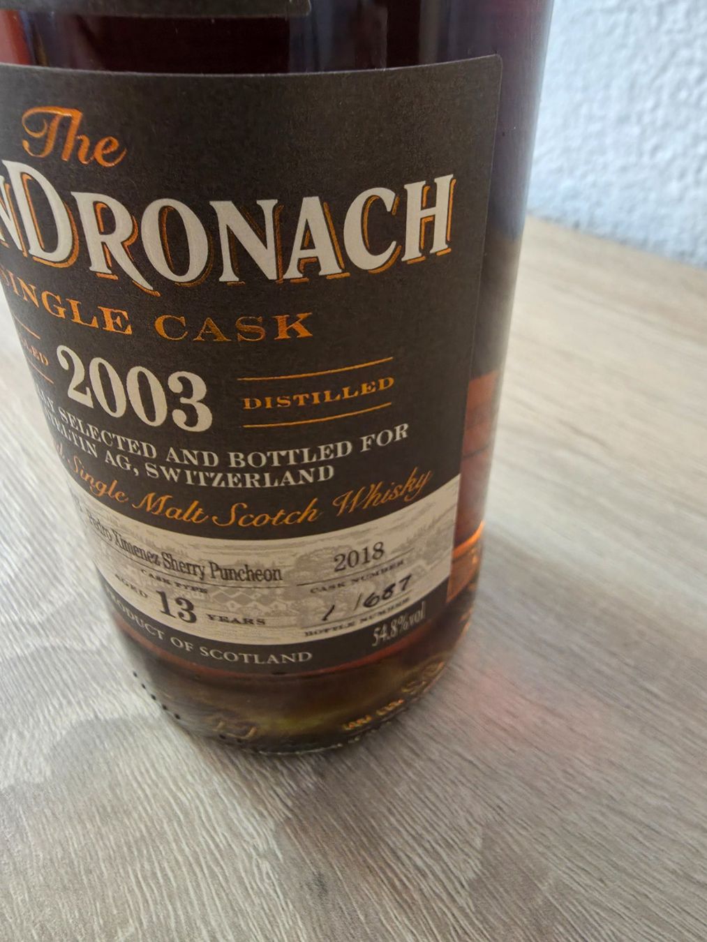 Glendronach Bevande alcoliche: Glendronach 13 J FLASCHE 1! – Nuovo e nell'imballaggio originale da Goldach venduto da Inlyner 1