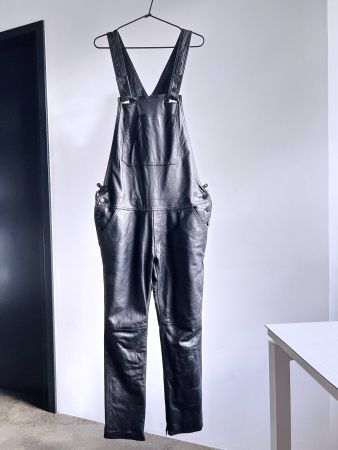 ZADIG & VOLTAIRE DELUXE Leder-Latzhose Gr. 38 – MUST HAVE!