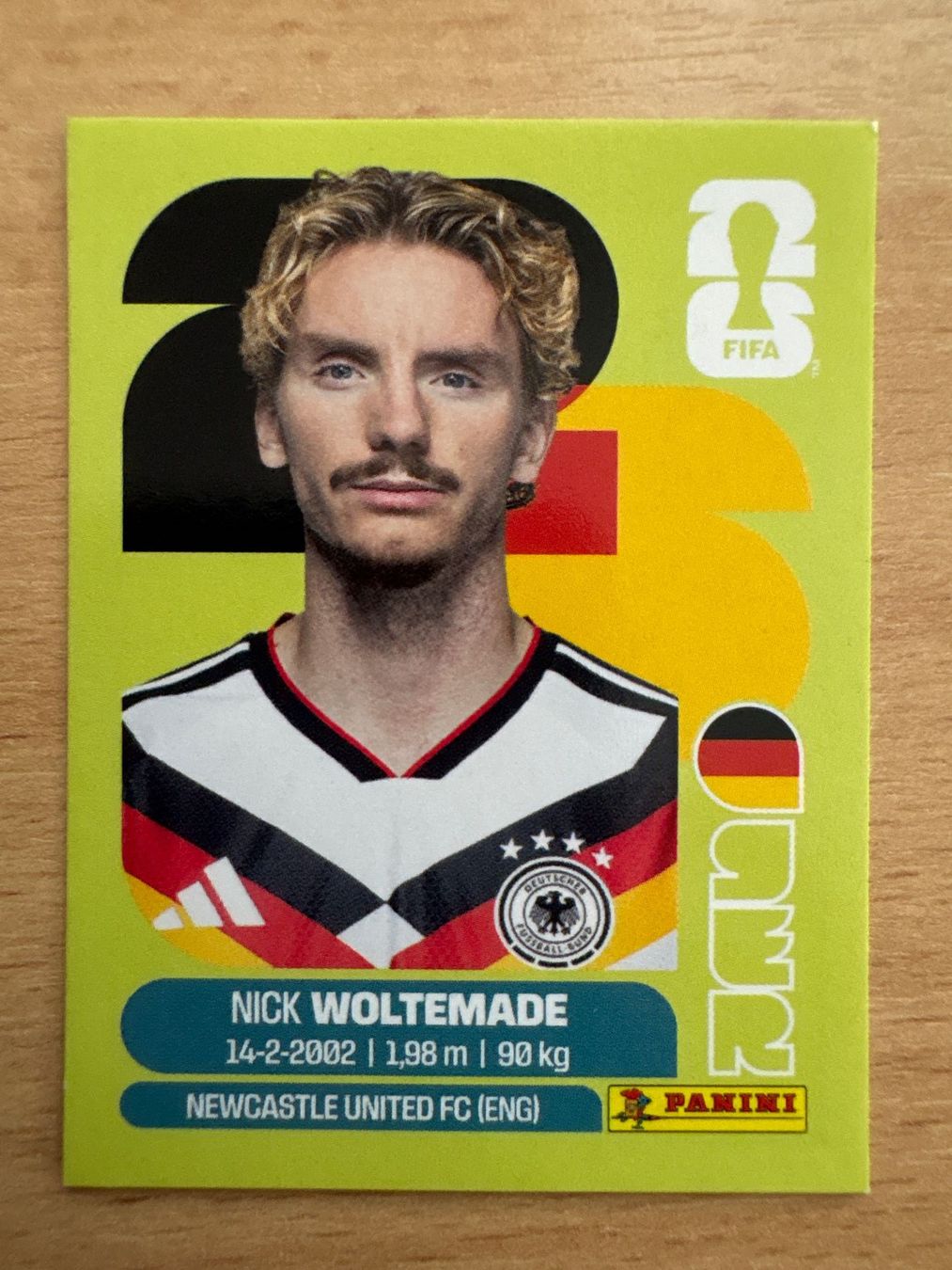 Panini Sammelbilder & Trading cards: FIFA WM 2026 Sticker Nick Woltemade GER 20 – Neu (gemäss Beschreibung) aus Ibach von lisch3