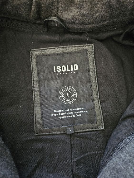 Giacche: Lederjacke Herren - Grösse L - Solid - schwarz – Usato da Thun venduto da NWY 1