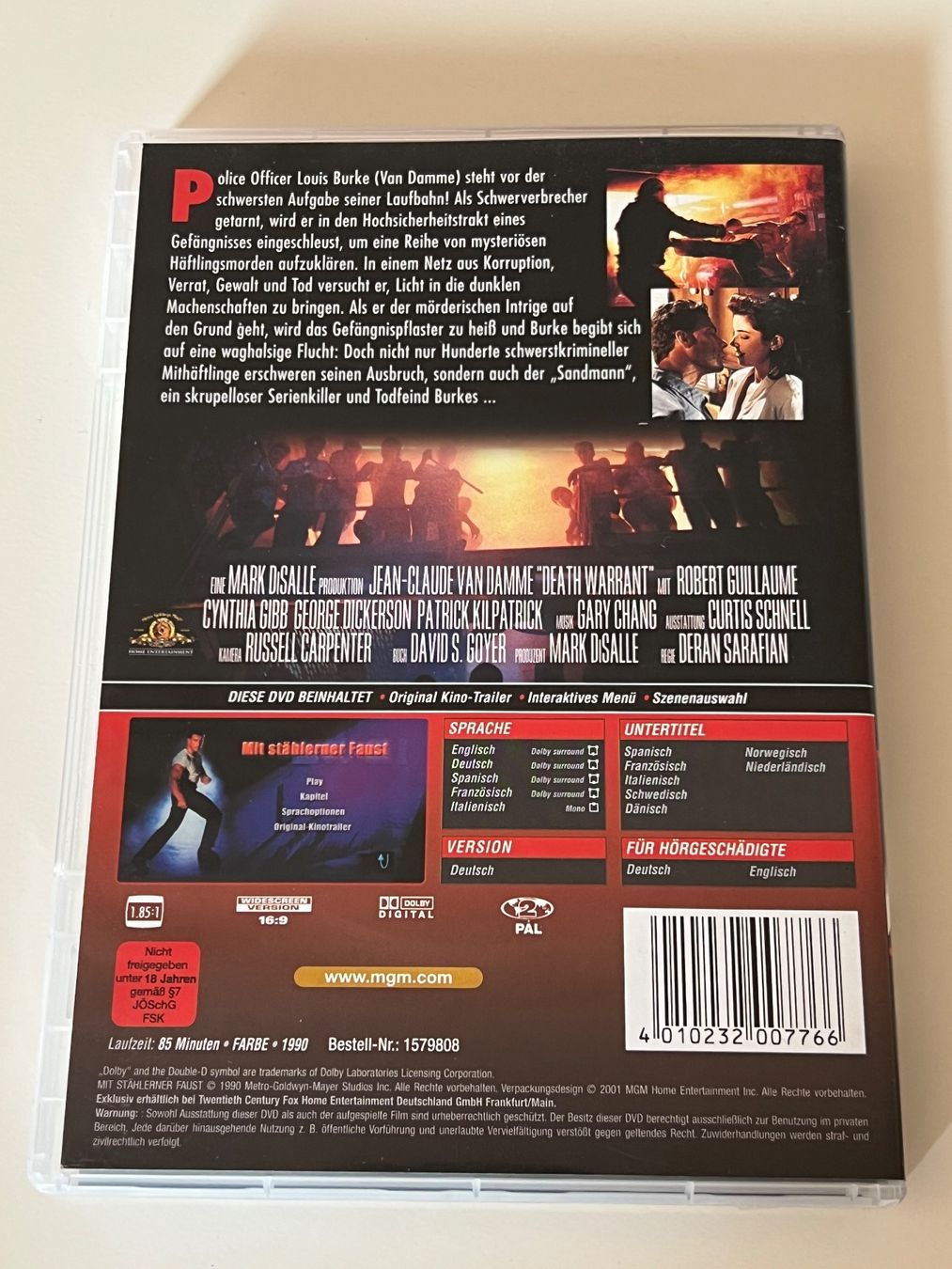 Alle DVDs: Jean-Claude van Damme - Mit stählerner Faust DVD – Gebraucht aus Altstätten SG von sheamus 1