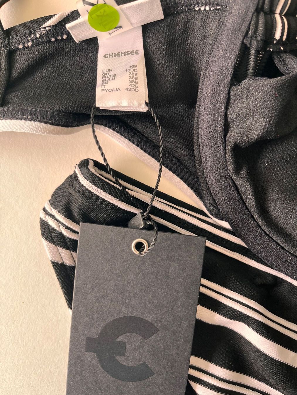 Chiemsee Costumi da bagno & Bikini: CHIEMSEE, Bikini, Grösse 36E/36, Farbe Schwarz/Weiss – Nuovo e nell'imballaggio originale da Rudolfstetten venduto da gst_g7xl 6