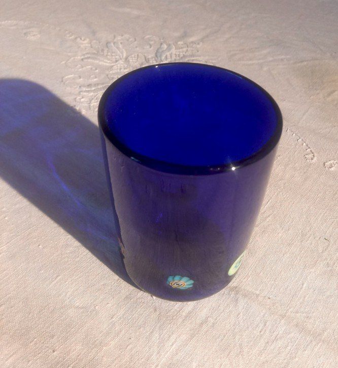 Murano Bicchieri: Murano Verre à eau bleu cobatlt – Usato da Ponts-de-Martel venduto da Henri-Louis
