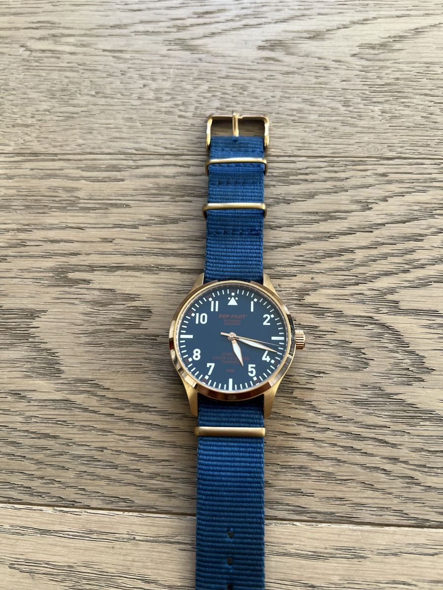 Orologi: Closed Pop Pilot Campus Flight Uhr – Usato da Aarau venduto da Marylou90
