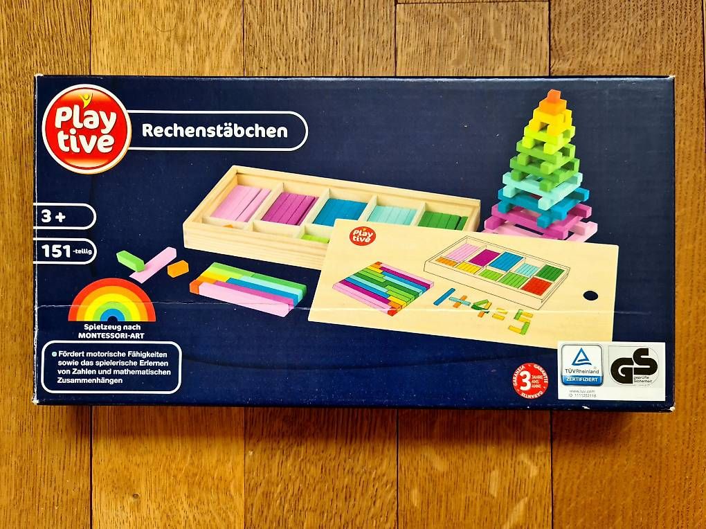 Giochi: Holzspielzeug, Rechenstäbchen – Usato da Muri b. Bern venduto da SPF01