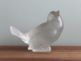 Lalique Crystal Art Glass Bird