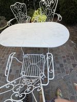 GARTENTISCH MARMOR + 3 STÜHLE