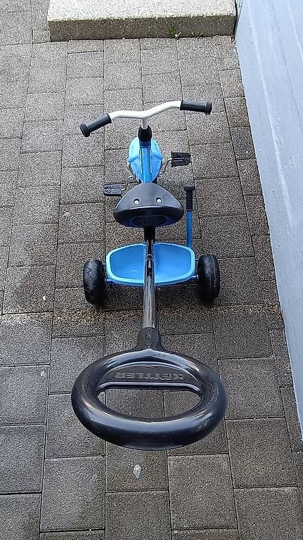 Kettler Veicoli per bambini: Kettler Dreirad in Blau mit Schubstange – Usato da Reinach BL venduto da truecria 1
