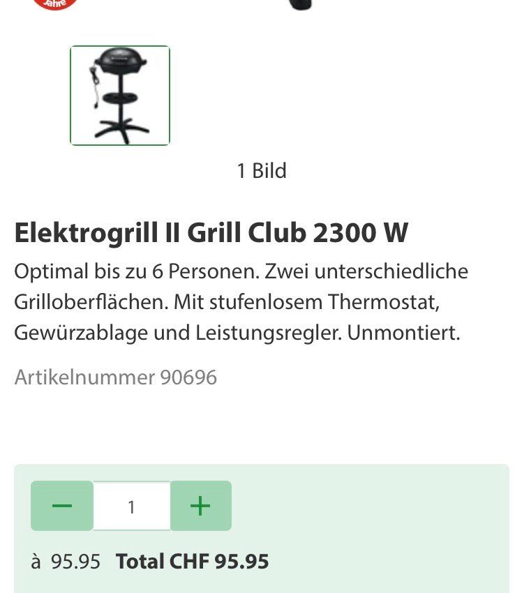 Griglie: Balkongrill NEU und praktisch – Nuovo (secondo la descrizione) da Neuenegg venduto da Silvia711 1