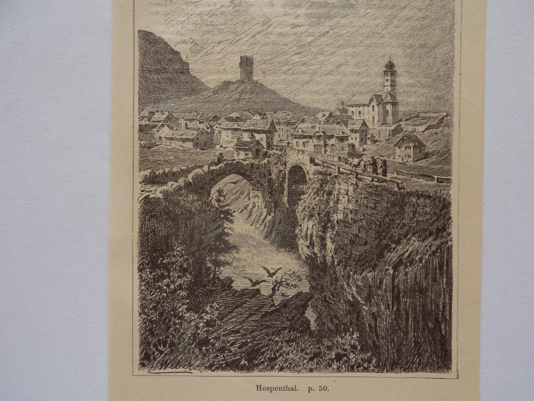 Gravures: Hospenthal – D'occasion à Risch par Antikfee 2