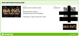 Meh Suff! Metal-Festival 2026 2-Tages-Ticket (EarlyBird)