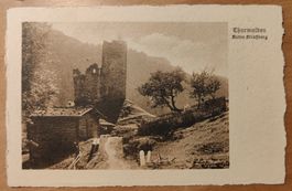 Churwalden Ruine Strassberg um 1910