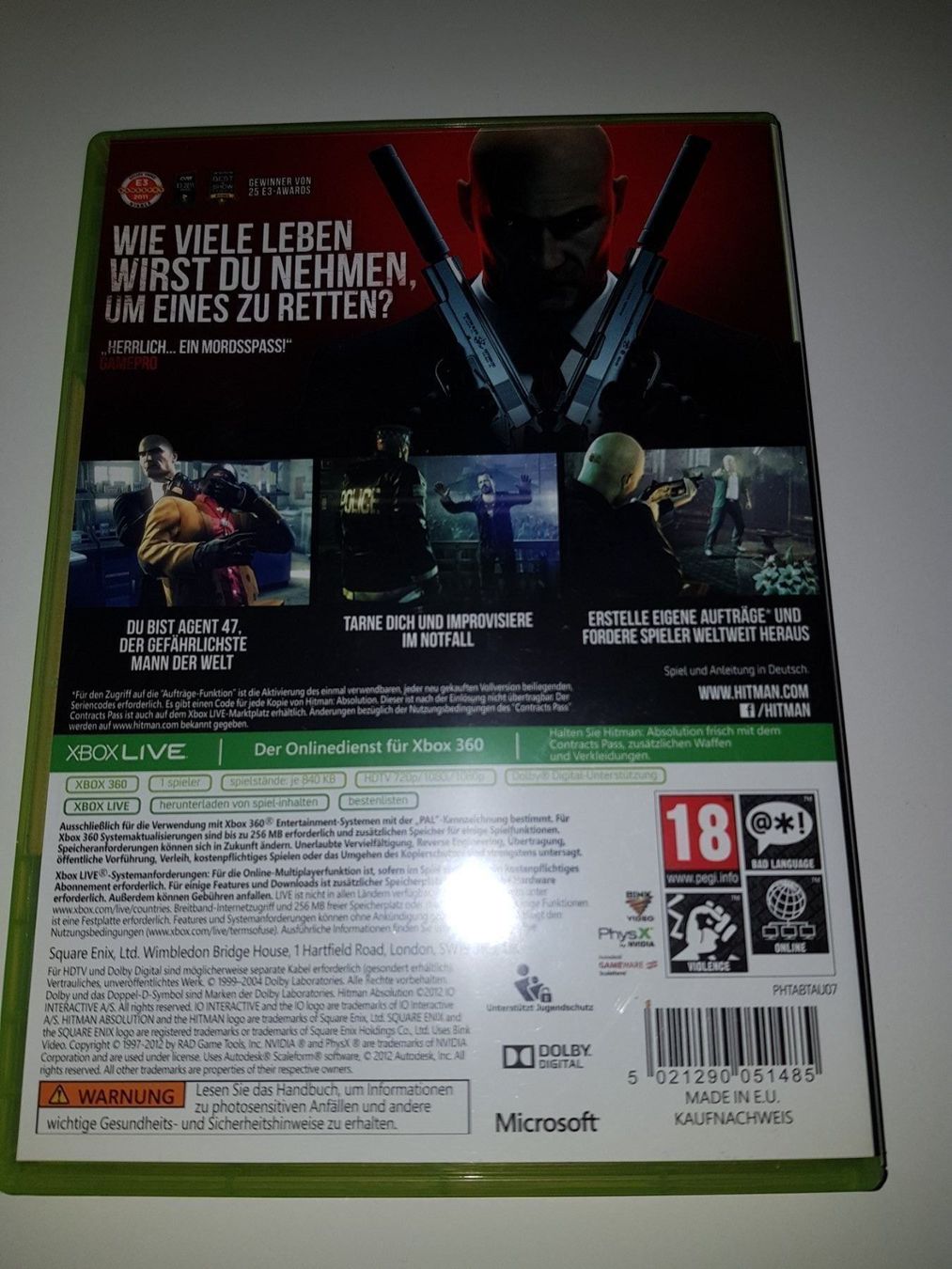 Microsoft Giochi: Hitman XBOX 360 – Usato da Emmenbrücke venduto da prisan_LU 2