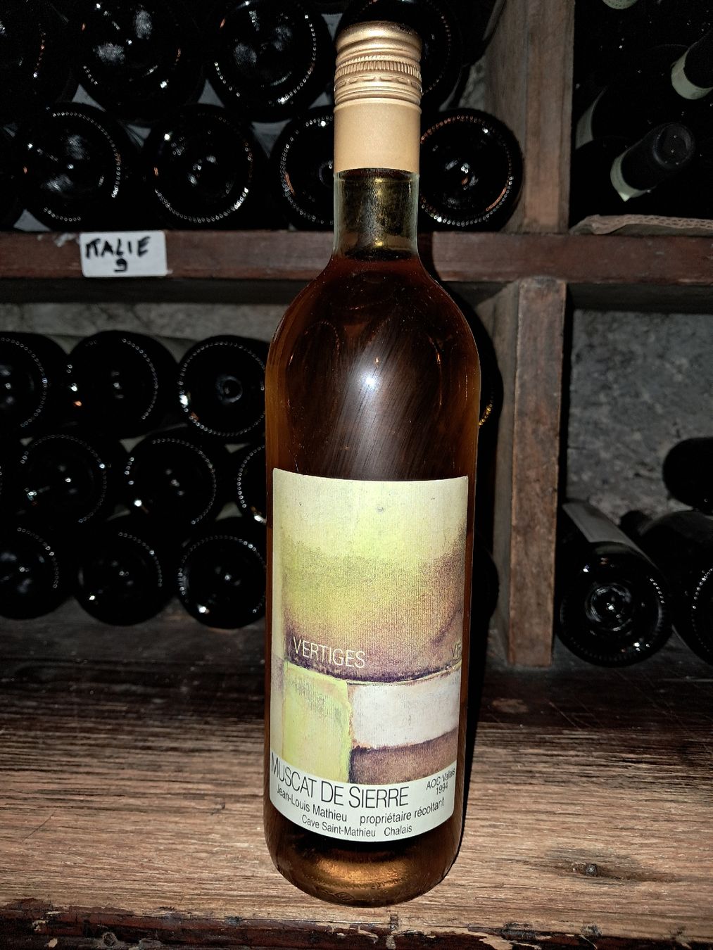 Vino: Vertiges muscat de sierre 1994 – Nuovo e nell'imballaggio originale da Le locle venduto da juliensaran 1