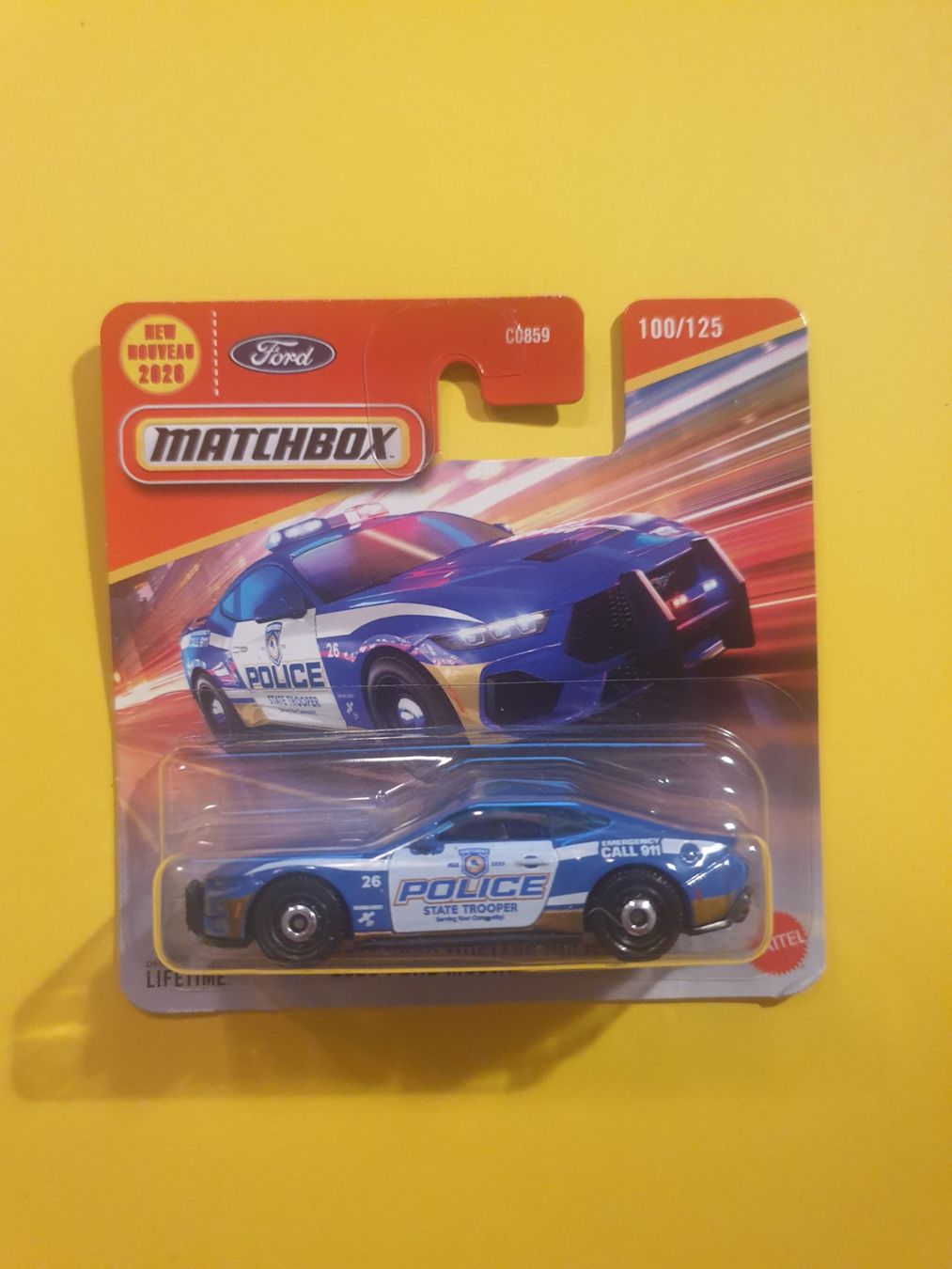 Matchbox Modellautos: Matchbox 2025 FORD MUSTANG POLICE – Neu und originalverpackt aus Oftringen von Rotor