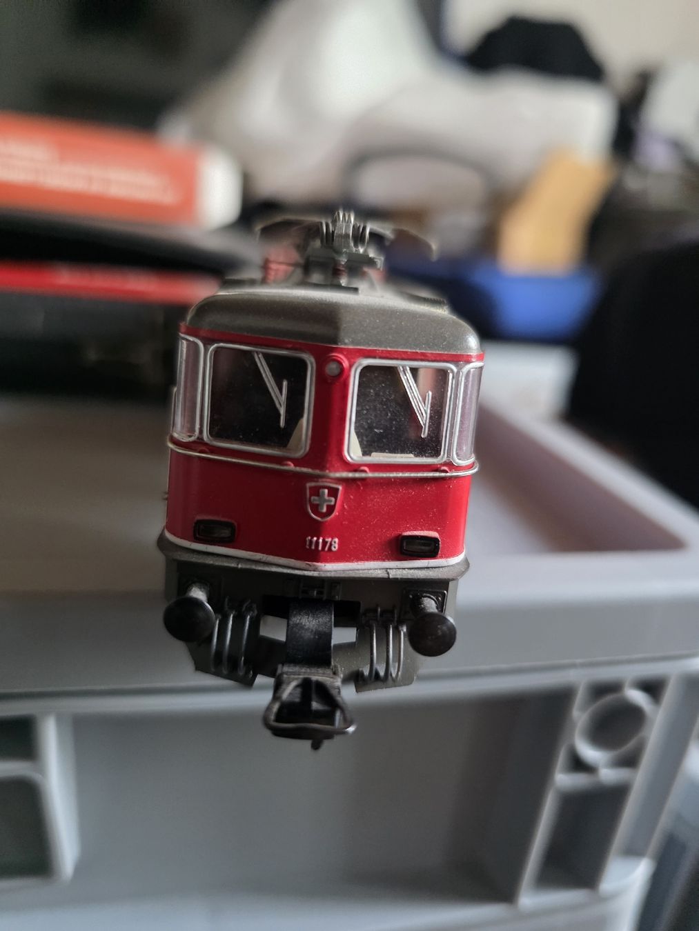 Fleischmann Modellini di ferrovie: H0 Fleischmann SBB Re 4/4 Dummy – Usato da Müllheim Dorf venduto da Erdal12 1