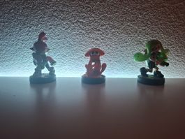 Nintendo Splatoon Amiibo Figuren Set  SEHR SELTEN