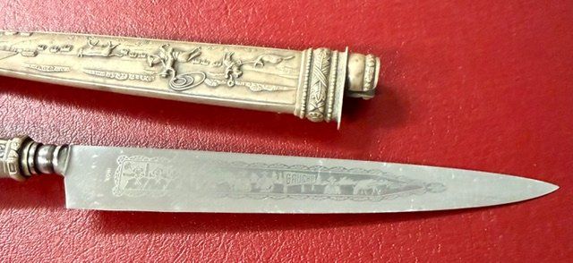 Posate: Antikes Jagdmesser, (Gauscha) – Usato da Gersau venduto da pandabear01 4