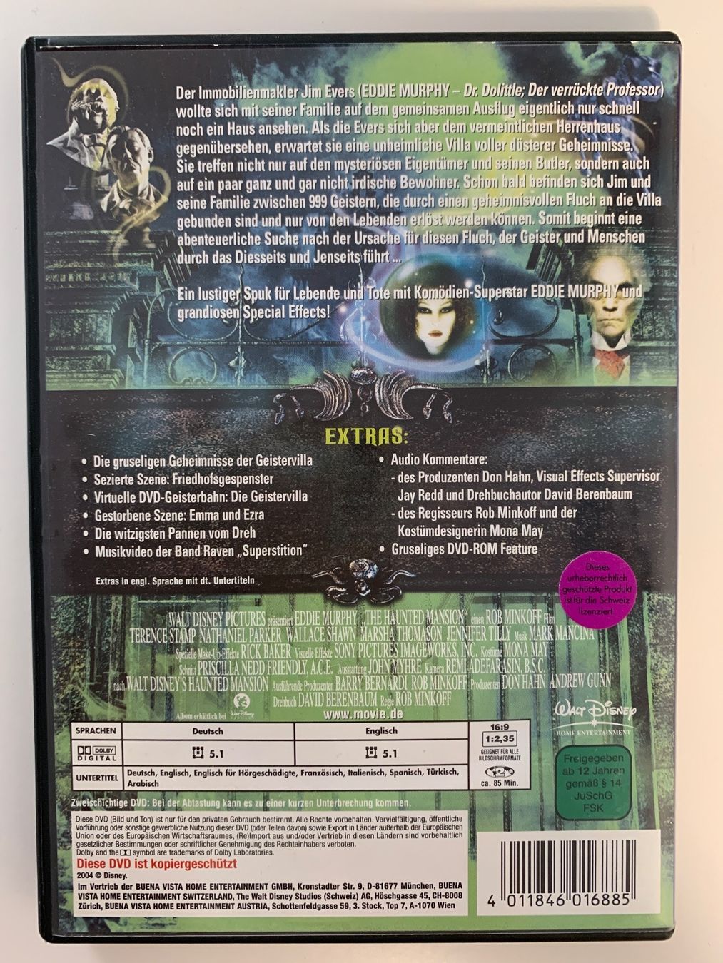 Alle DVDs: DVD- Die Geistervilla- – Gebraucht aus Kreuzlingen von jamie45 1