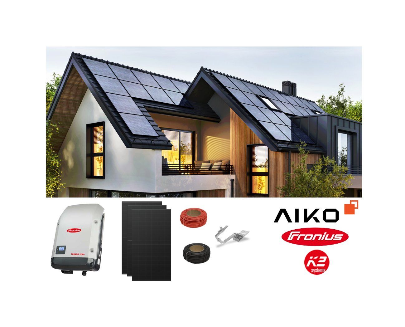 Fronius Solargeräte und Solarprodukte: **AKTION** Fronius PV Anlage 9.20 kWp – Neu und originalverpackt aus St.Gallen von eco-SolarHome