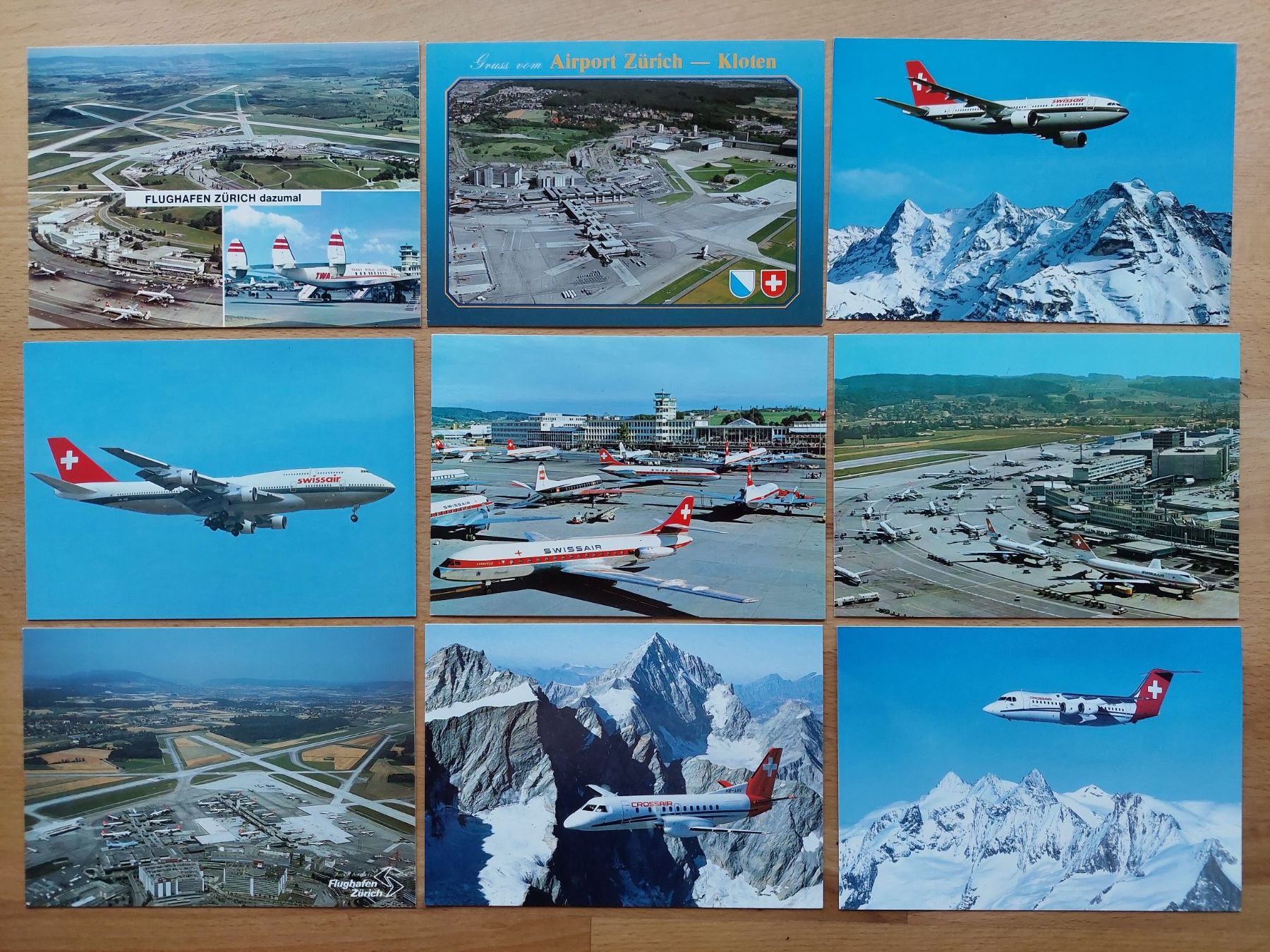 Cartoline postali: 30 Ansichtskarten Aviatik Schweiz gestempelt vor Ersttag – Usato da Obfelden venduto da Foto_Bild_Kunst_Buch