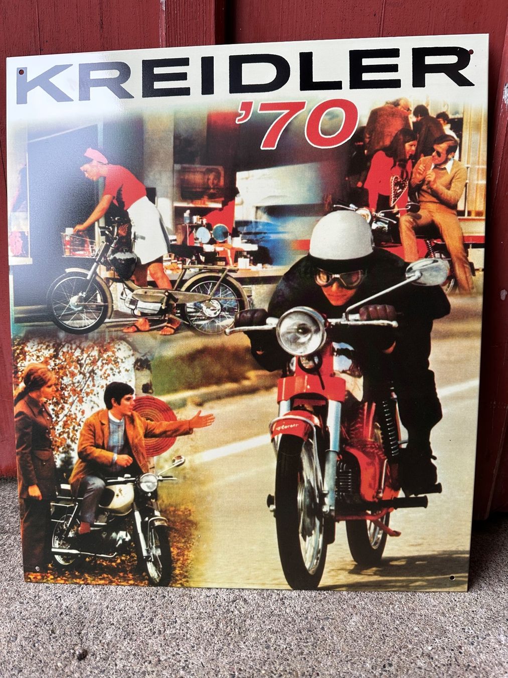 Schilder: Kreidler Florett flory moped töffli 2takt Oldtimer classic – Neu (gemäss Beschreibung) aus Reinach AG von rares75