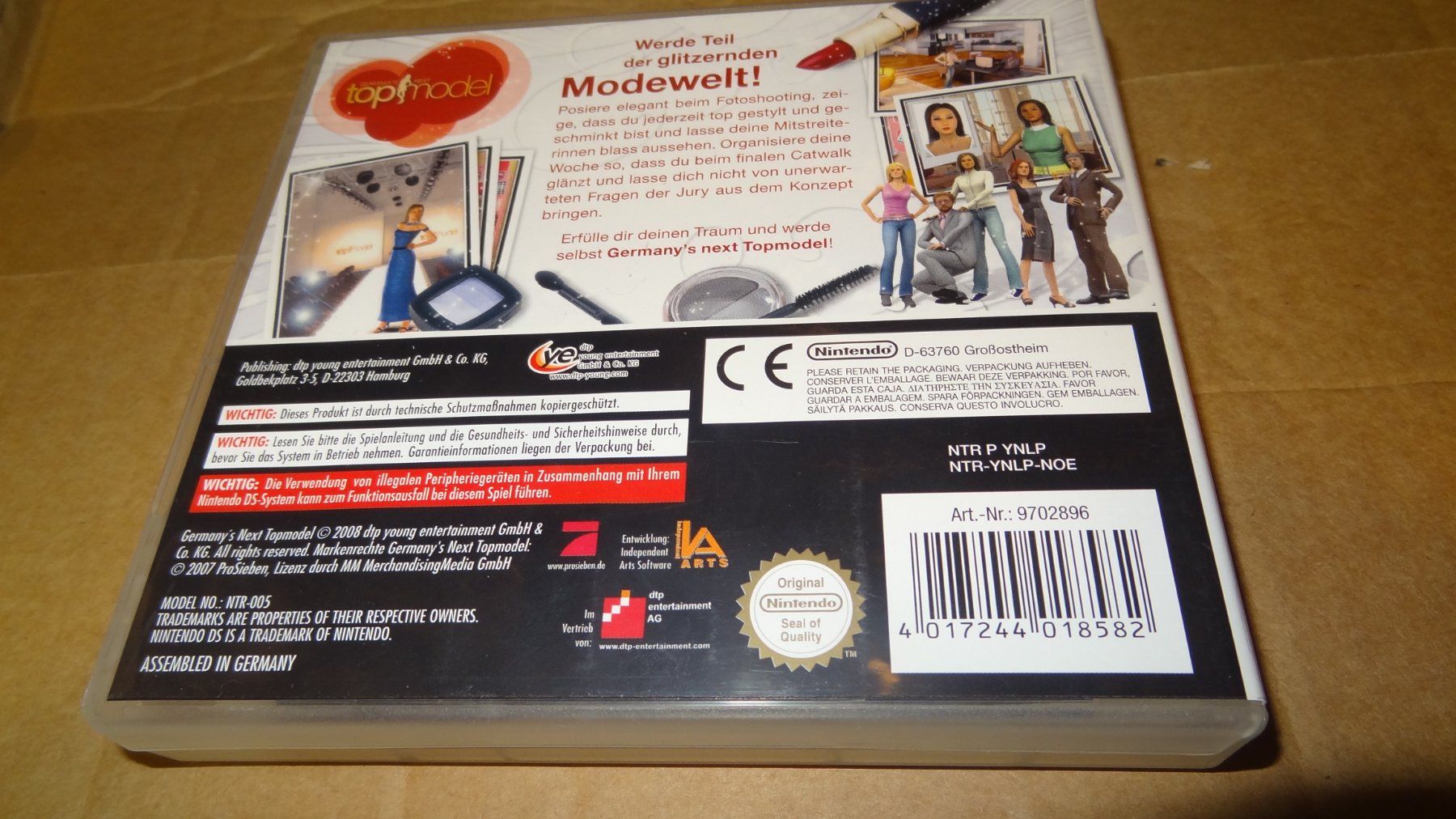 Nintendo Jeux: Germany's Next Topmodel DS – D'occasion à Olten par Disc-Ausverkauf 2