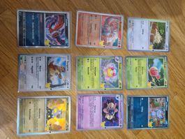 Pokemonkarte 30th Anniversary Set 9 Stück
