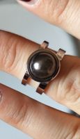 Anello Guess con perla nera/bronzo, Misura 54/ nuovo!