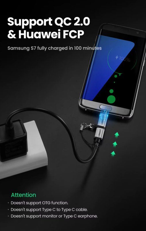 Ugreen Unità & Adattatore: Ugreen Micro USB zu Type C Adapter – Nuovo e nell'imballaggio originale da Romanshorn venduto da pfimex 3