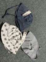 3 Babyhüte Gr 47 6-12 Monate 