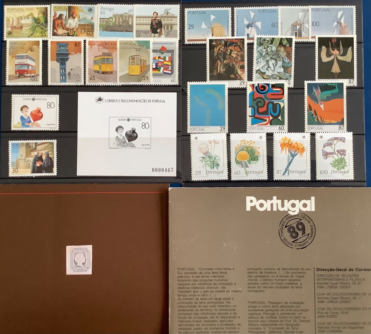 Tutti i francobolli: 1989 - Portugal ** Postfrisch – Nuovo (secondo la descrizione) da Liestal venduto da Skunk02 1